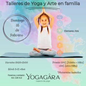 TALLER YOGA Y ARTE EN FAMILIA (ADULTO + NIÑ@)